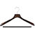 WARDROBE　男性用ジャケットハンガー　ダークブラウン