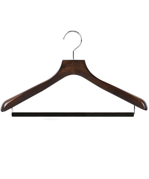 WARDROBE　男性用ジャケットハンガー　ダークブラウン