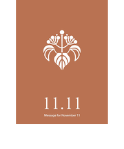 草紙堂 花結びメッセージカード 11月11日