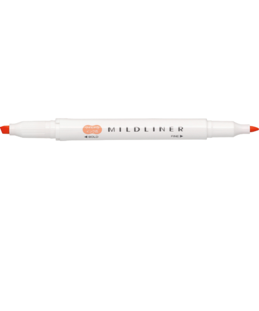 ゼブラ（ZEBRA）　マイルドライナー　WKT7‐MAP　マイルドアプリコット