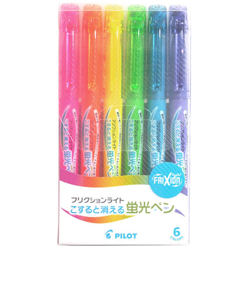 パイロット（PILOT）　フリクションライト　SFL-60SL-6C　6色セット