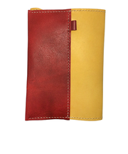 レザークラフトキット　ブックカバー　赤