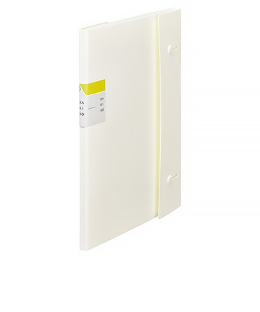 キングジム（KING　JIM）　クリアーファイル　カキコ　ジャバラタイプ　16ポケット　8612　白