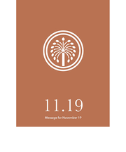 草紙堂　花結びメッセージカード　11月19日