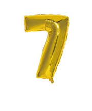 いろは出版　ナンバーバルーン　[7]　SFNG-07　ゴールド