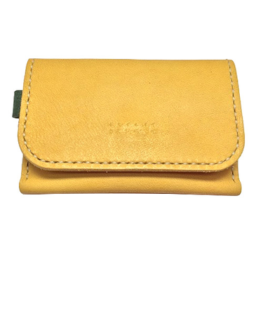 レザークラフトキット　カードホルダー　黄