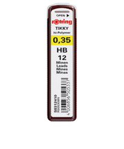 ロットリング（rOtring）　メカニカルペンシル用替芯　S0312410　0.35mm　HB