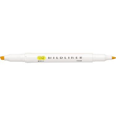 ゼブラ（ZEBRA）　マイルドライナー　WKT7‐MLY　マイルドレモンイエロー