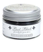 コロンブス(COLUMBUS) ブートブラックシルバーライン ラピッドハイシャイン ダークブラウン