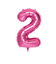 いろは出版　ナンバーバルーン　[2]　SFNP-02　ピンク