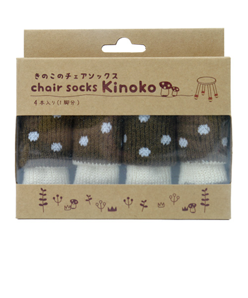 chair　socks　きのこのチェアソックス　CSK-KNK-03　クリイロタケ　4本入