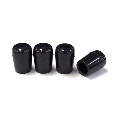 エラストマー脚キャップ　パイプ用　黒　9．5mm