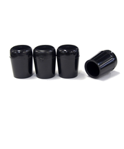 エラストマー脚キャップ　パイプ用　黒　15mm