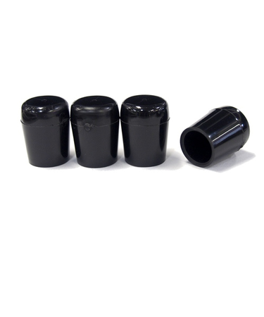 エラストマー脚キャップ　パイプ用　黒　15mm