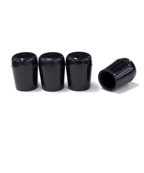 エラストマー脚キャップ　パイプ用　黒　15mm