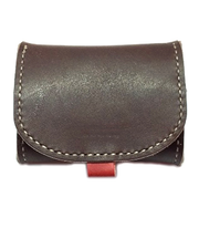 レザークラフトキット　コインパース　チョコ