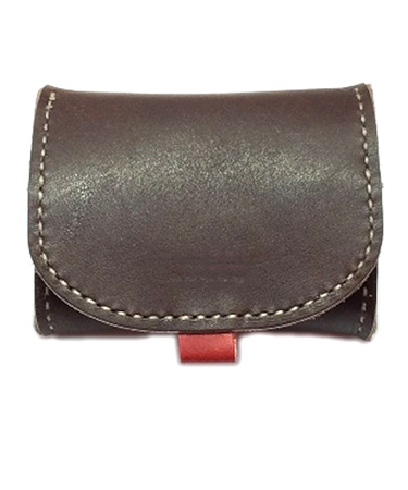 レザークラフトキット　コインパース　チョコ