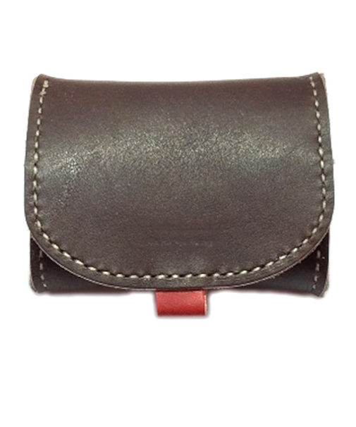 レザークラフトキット　コインパース　チョコ