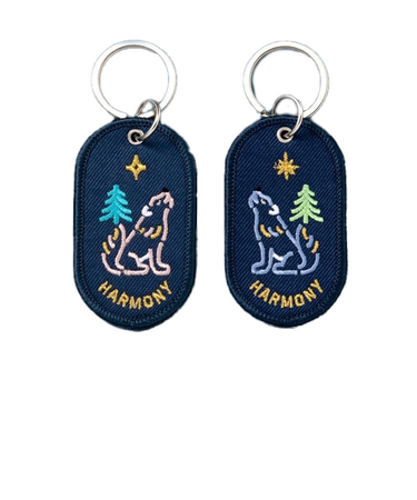 いろは出版　いろは出版　2／8b（ツーインエイトビリオン）　ペアキーリング　HARMONY