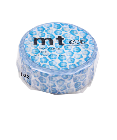 カモ井　マスキングテープ　mt　ex　MTEX1P160　ネモフィラ