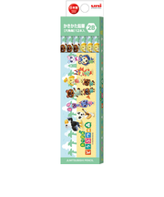 三菱鉛筆　どうぶつの森　かきかた鉛筆　2B　K56402B　12本入