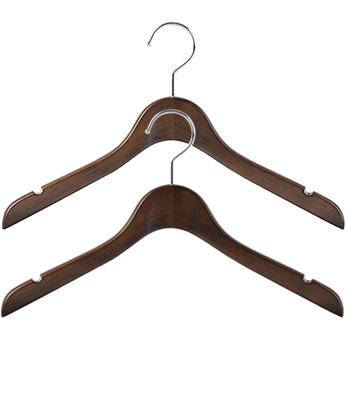 Ecru 木製ハンガー バー付 EC－100 ナチュラル 3本入｜ハンズの通販