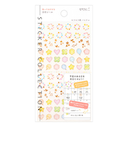 ミドリ（MIDORI）　手帳シール　日付　82457006　キラキラ柄　パステル