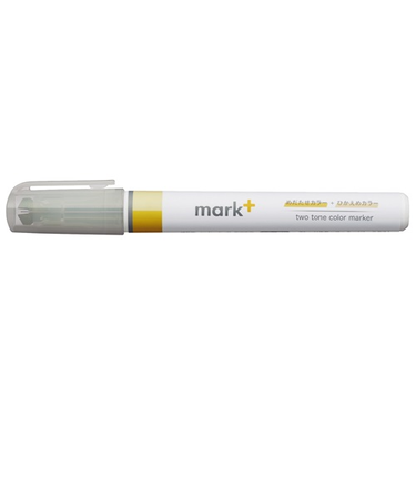 コクヨ（KOKUYO）　2トーンカラーマーカー＜マークタス＞　PM－MT100　イエロー
