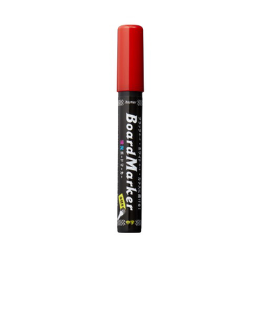 レイメイ藤井　蛍光ボードマーカー　中字　LBM1046R　レッド