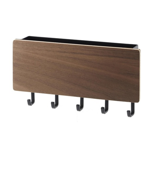 山崎実業　RIN（リン）　ホルダー付マグネットキーフック　ブラウン