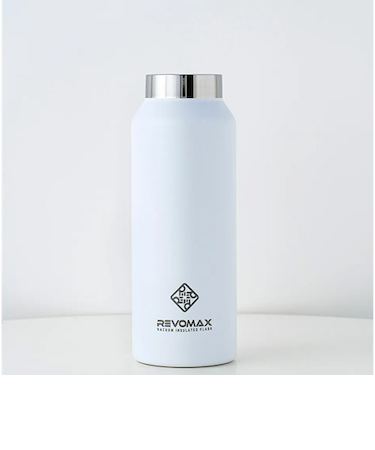 レボマックス（REVOMAX）　STANDARD　WITHOUT　CAP　12oz　Slim　マットホワイト