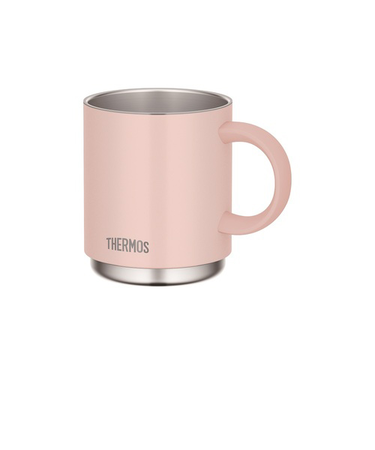 サーモス（THERMOS）　真空断熱マグカップ　JDS－351　ベージュピンク