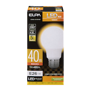 エルパ（ELPA）　LED電球　A形　LDA5L－G－G5102