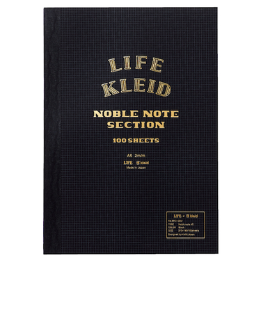クレイド（kleid）　LIFE×kleid　ノーブルノート　A5　8961　ブラック