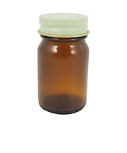 カミオカ　薬瓶　茶遮光　20mL