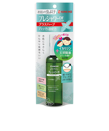 キンチョー（KINCHO）　お肌の虫よけ　プレシャワーDF　ミスト　プラスハーブ　100mL　（防除用医薬部外品）