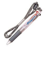 三菱鉛筆　プレイヤーズ　ストラップ付2色ボールペン　SE－382　透明