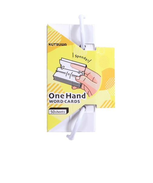 クツワ　ワンハンド単語カード　小　SC234　イエロー