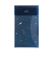 ミドリ（MIDORI）　3ポケホルダーA5フラップ　35468　星空