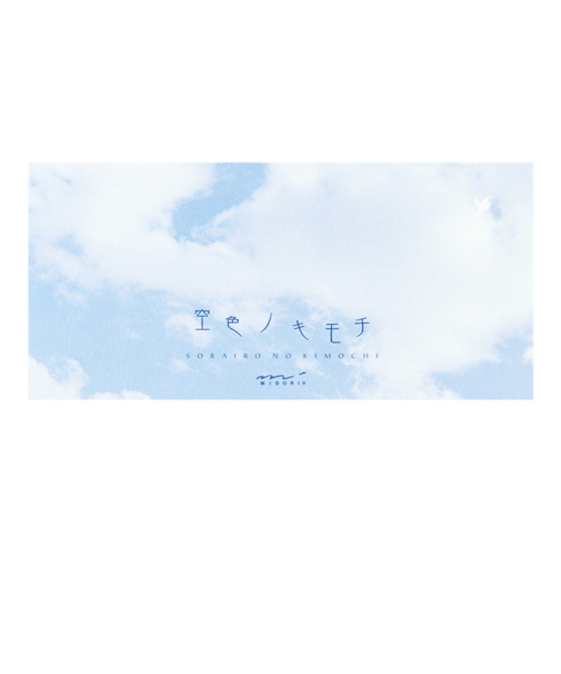 ミドリ（MIDORI）　一筆箋　20411006　空色ノキモチ