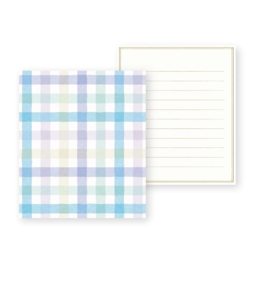 包む　ミニレターセット　H-TL0E3　チェック