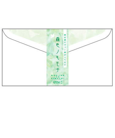 ミドリ（MIDORI）　森色ノキモチ封筒　10枚入　20404