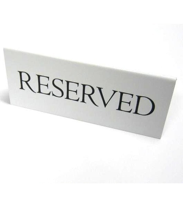 丸三　三角RESERVED　黒文字　RY16