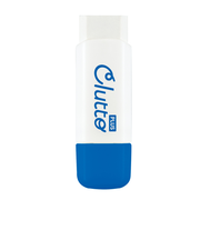 プラス（PLUS）　ケース入り消しゴム　くるっと（Clutto）　36－880　ブルー