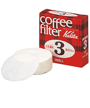 カリタ（Kalita）　丸型濾紙　56mm＃3　100枚入