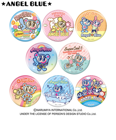 クラックス　エンジェルブルー（Angel　Blue）　トレーディング缶バッジ　128012