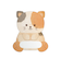 ポチ袋につけられるメッセージカード　ねこ　3枚入