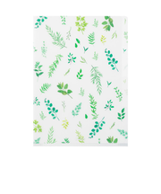 ミドリ（MIDORI）　3ポケットホルダー　A5　35477　リーフ柄