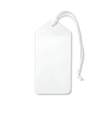 コンサイス　ネームタッグ　3枚セット　クリア