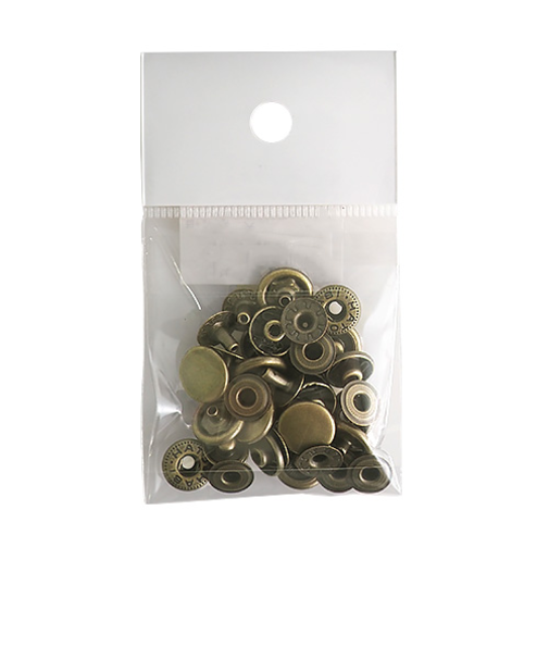 中西　バネホック　＃2　アンティーク　10個入